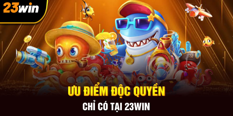 Ưu điểm độc quyền chỉ có tại 23Win