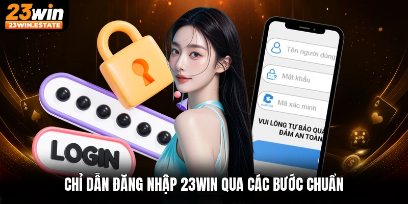 Chỉ dẫn đăng nhập 23win qua các bước chuẩn